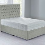 Shenice Sprung Edge Divan Set – 0 Drawer Grace Sky
