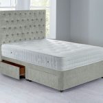 Shenice Sprung Edge Divan Set – 4 Drawer Grace Sky