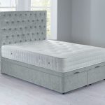 Shenice Front Opening Divan Set – Ottoman Grace Sky