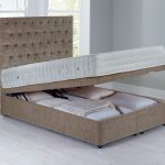 Shenice Front Opening Divan Set – Ottoman Chenille Mink