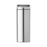 Brabantia Rectangular Matt Steel 25 Litre Touch Bin Matt steel (Silver)