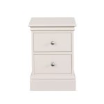 Blakely Cotton Narrow Bedside Table Cotton