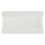 Blakely White Blanket Box White