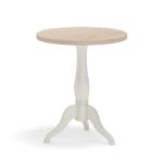 Blakely Cotton Round Side Table Cotton