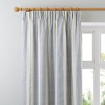 Padstow Blue Pencil Pleat Curtains Blue