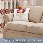 Lucy Claret Cushion Claret (Red)