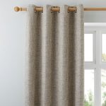 Thornton Blue Eyelet Curtains Blue