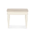 Athena Ivory Dressing Stool Ivory (White)