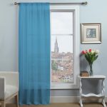 Dynamic Sky Blue Single Slot Top Voile Panel Sky (Blue)