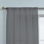 Dynamic Grey Single Slot Top Voile Panel Grey