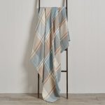 Carrie 130cm x 180cm Throw Duck Egg (Blue)