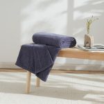 Chenille Mauve Throw Mauve