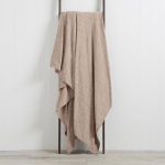 Chenille Mink Throw Natural