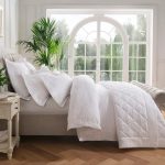 Dorma Fern White Duvet Cover White