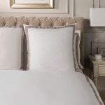 Dorma Maddison Natural Continental Square Pillowcase Natural