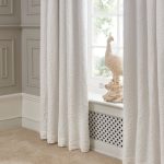 Dorma Charlbury Cream Blackout Pencil Pleat Curtains Cream