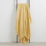 Faux Mohair 130cm x 180cm Throw Ochre (Yellow)