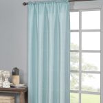 Ella Seafoam Slot Top Single Voile Panel Seafoam (Blue)