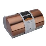 Copper Effect Bread Bin Copper