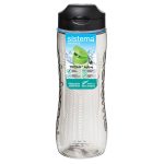 Sistema Tritan Active 800ml Water Bottle Assorted Colours Clear