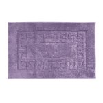 Luxury Cotton Lavender Non-Slip Bath Mat Lavender (Purple)