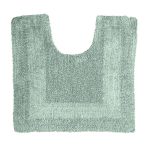Super Soft Reversible Seafoam Pedestal Mat Seafoam (Blue)