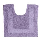 Super Soft Reversible Lavender Pedestal Mat Lavender (Purple)