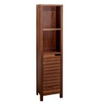 Marseille Acacia Slatted Tall Unit Acacia (Brown)