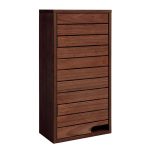 Marseille Acacia Slatted Wall Unit Wood