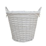 Versailles White Large Basket White