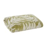 Green Leaves Towel Green