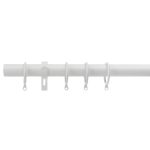 Mix and Match Matte White Curtain Pole White