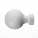 Mix and Match Ashton White Finials Dia. 28mm White