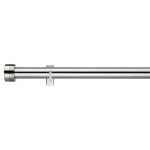 5A Fifth Avenue Venetia Fixed Chrome Eyelet Curtain Pole Dia. 29mm Chrome
