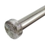 Holford Extendable Satin Silver Curtain Pole Dia. 25/28mm Satin Silver
