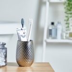 Silver Hammered Effect Tumbler Silver