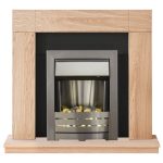 Malmo Steel and Oak Electric Suite Oak