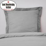 Non Iron Plain Dye Slate Continental Square Pillowcase Slate (Grey)