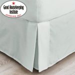 Non Iron Plain Dye Duck Egg Blue Fitted Divan Trim Duck Egg Blue