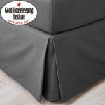 Non Iron Plain Dye Pewter Divan Trim Pewter (Grey)