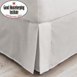 Non Iron Plain Dye Silver Divan Trim Silver