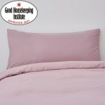 Non Iron Plain Dye Heather Bolster Pillowcase Heather (Purple)