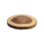 T&G Acacia Round Board Brown