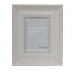 Grey Painted Wooden Photo Frame 7”? x 5”? (18cm x 12cm) Grey