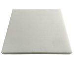 Memory Foam Seat Pad White