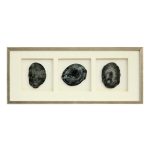 Agate Framed Print Cream / Brown