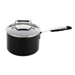 Infinity Hard Anodised 18cm Saucepan Black