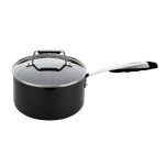 Infinity Hard Anodised 20cm Saucepan Black