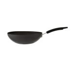 Dunelm Hard Anodised 28cm Wok Black