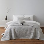 Pebble Grey Bedspread Pebble Grey